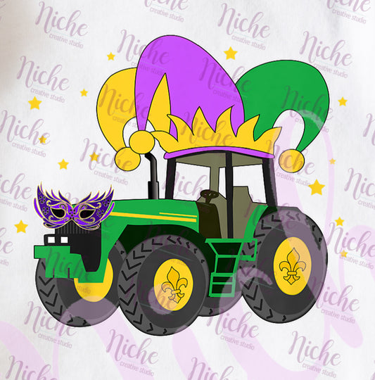 -MAR1284 Mardi Gras Tractor Decal