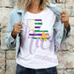 -MAR1285 Louisiana Mardi Gras Flag Decal
