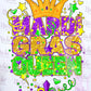 -MAR1292 Mardi Gras Queen Decal