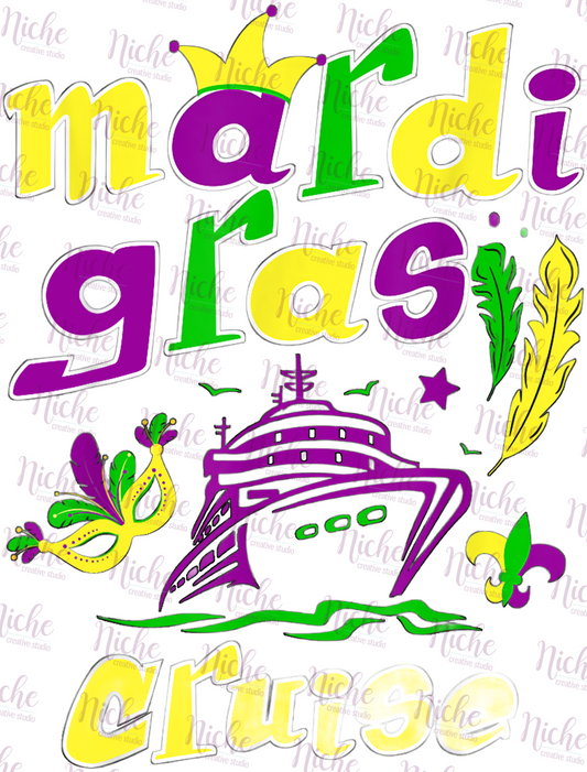 -MAR1316 Mardi Gras Cruise Decal