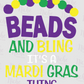 -MAR1510 Beads and Bling Decal