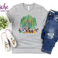 -MAR1607 Mouse and Friends Mardi Gras Tree Decal