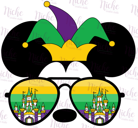 -MAR1619 Mouse Jester Decal