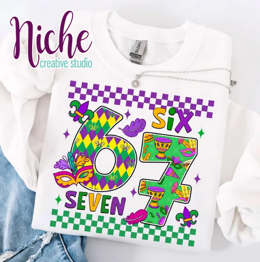 -MAR8420 Mardi Gras 67 Decal