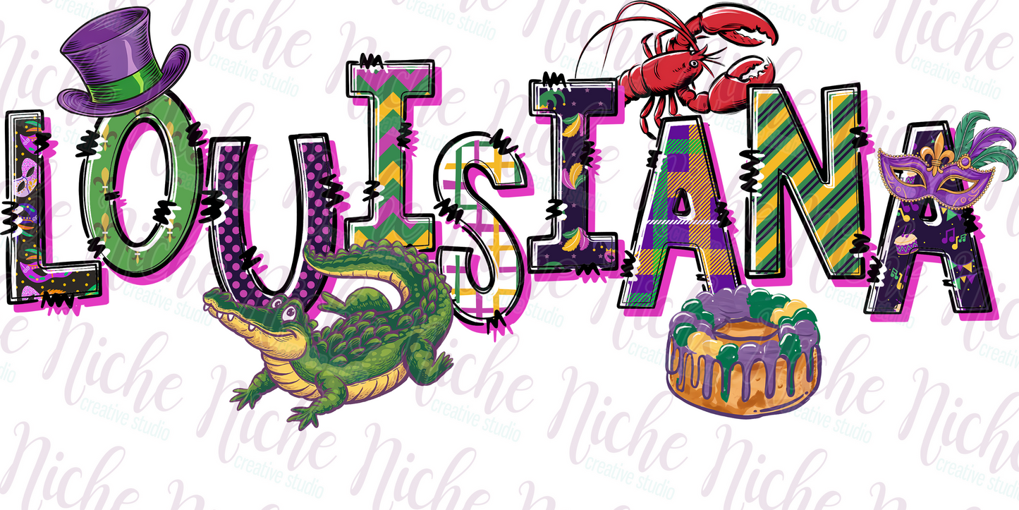 -MAR8460 Louisiana Decal