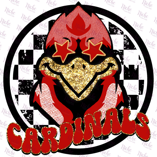 - PREP002 Preppy Cardinals Decal