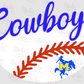 -MCN1358 Cowboys Baseball Decal