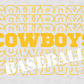 -MCN1422 Cowboys Baseball Decal