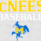 -MCN1425 McNeese Baseball Horse and Rider Decal