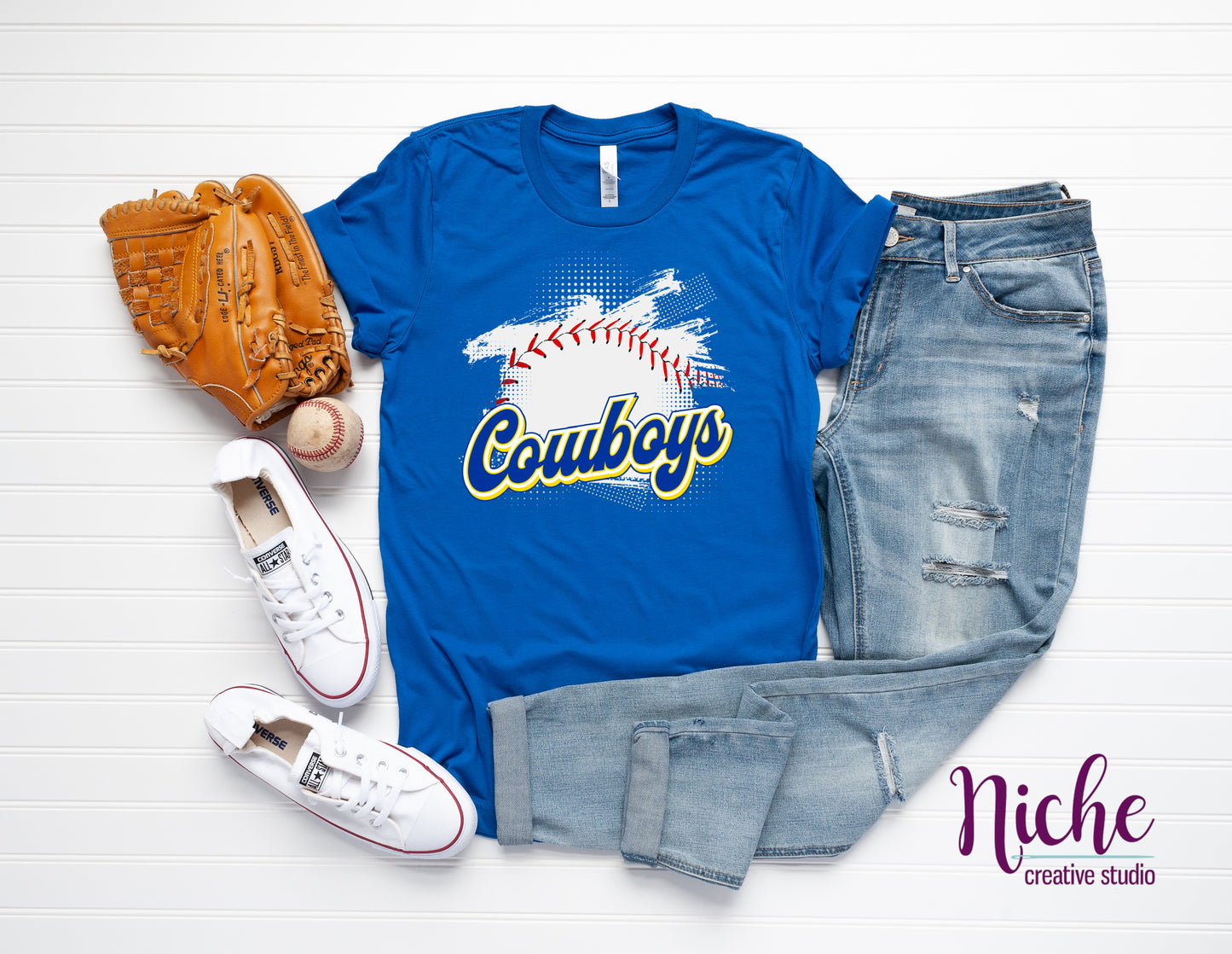 -MCN1507 Cowboys Distressed Decal