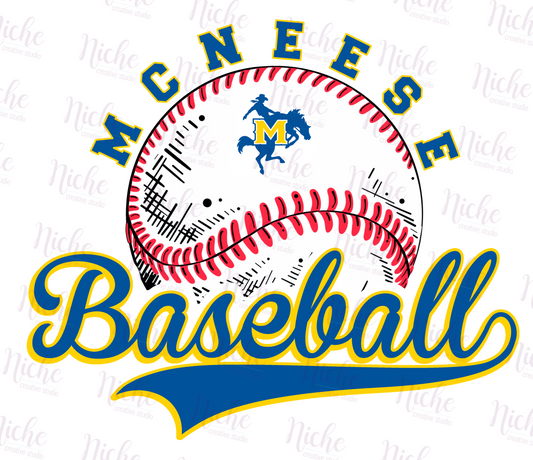 -MCN1508 McNeese Baseball Decal