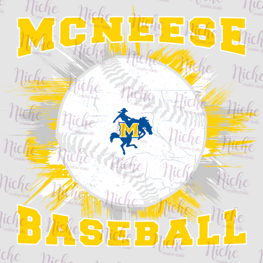 -MCN1509 McNeese Baseball Decal