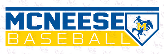 -MCN1510 McNeese Baseball Decal