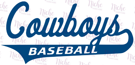 -MCN1710 Cowboys Dark Blue Swoosh Decal