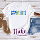 -MCN2716 Cowgirls Glitter Letter Decal