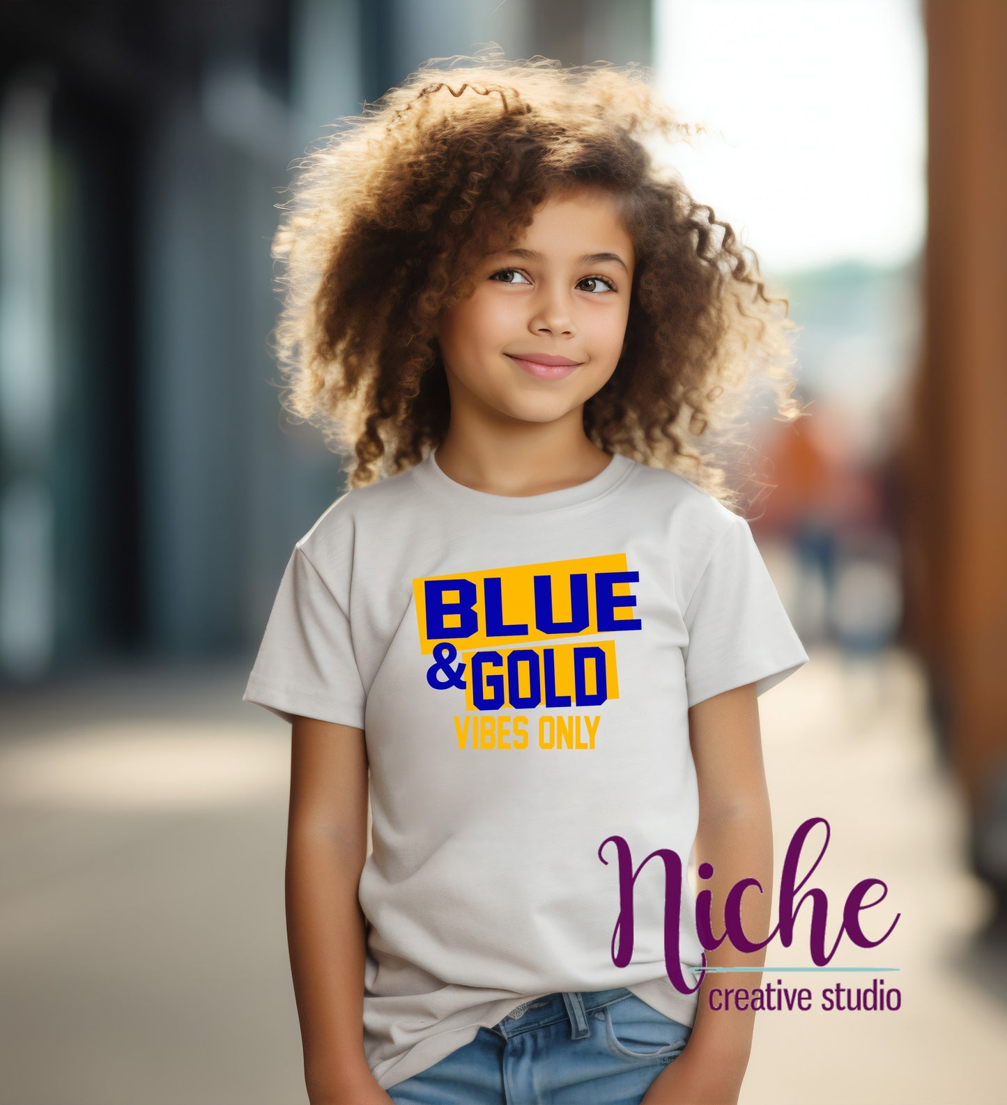 -MCN535 Blue Gold Vibes Decal