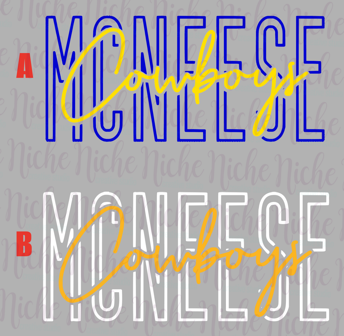 - MCN596 McNeese Stacked Decal