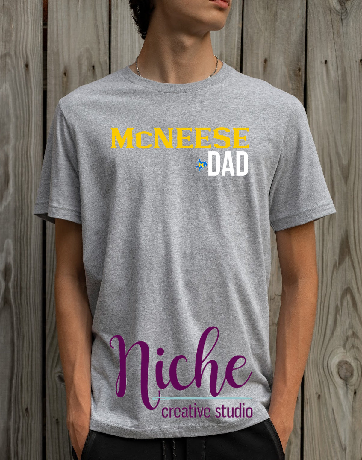 -MCN600 McNeese Dad Decal