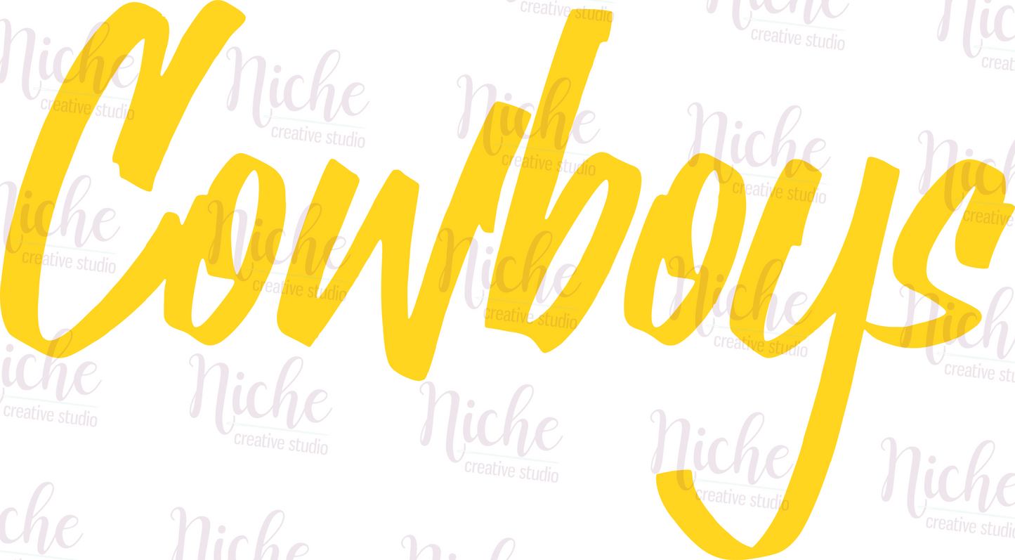 -MCN8225 Cowboys Decal