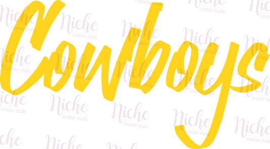 -MCN8225 Cowboys Decal