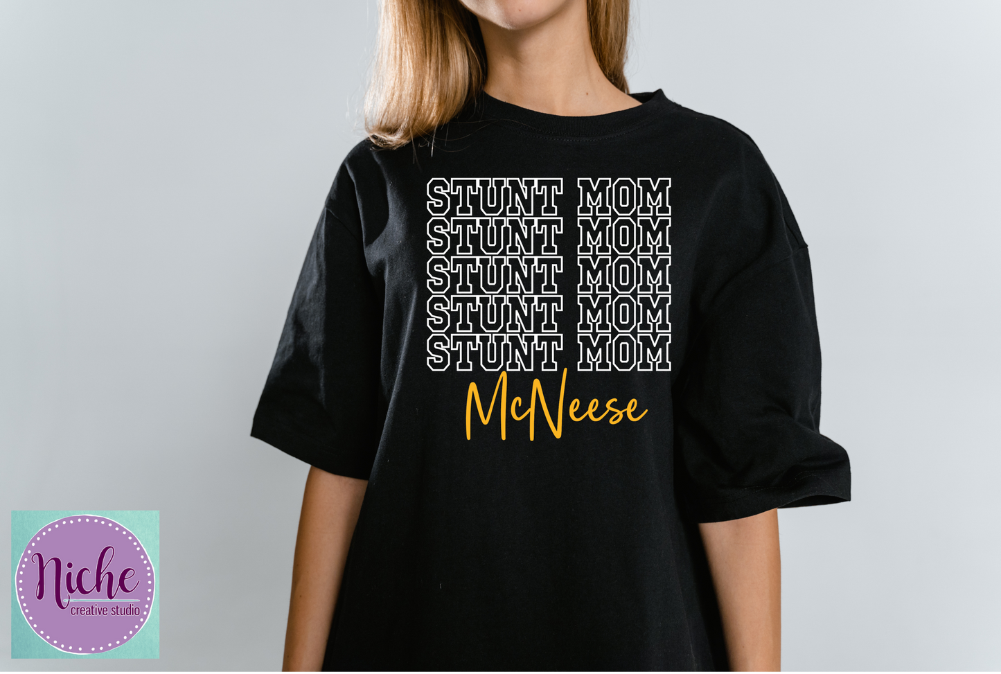 -MCN8235 Stunt Mom McNeese Decal