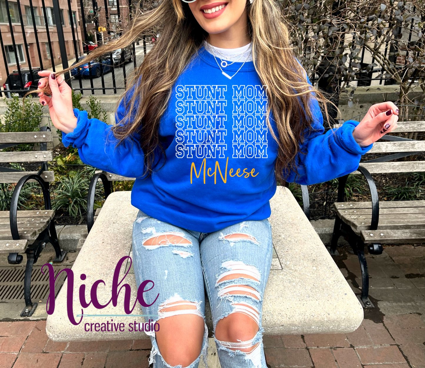 -MCN8235 Stunt Mom McNeese Decal