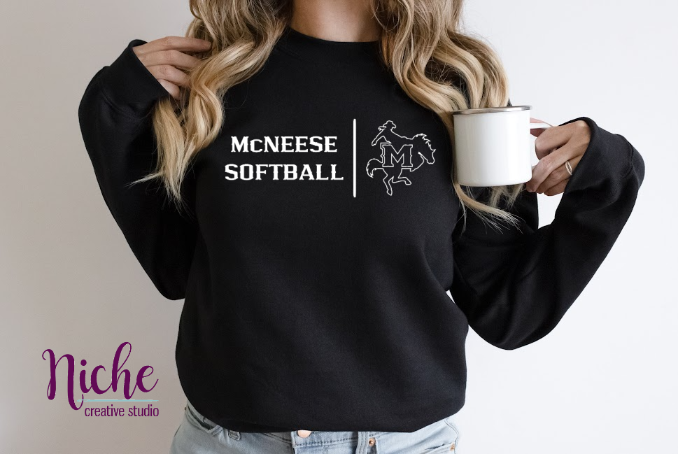 -MCN881 McNeese Softball Decal