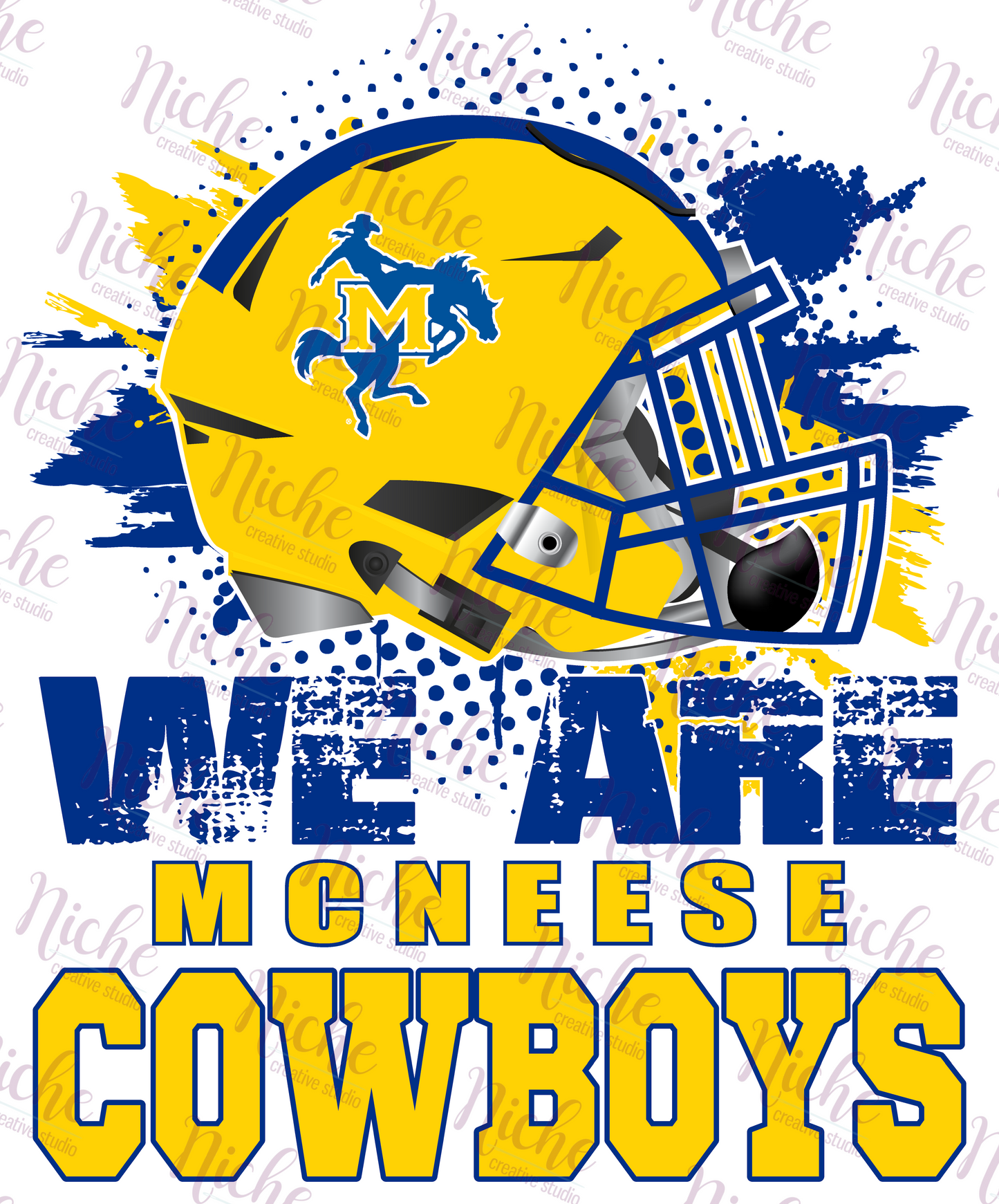 -MCN898 We Are Cowboys Decal