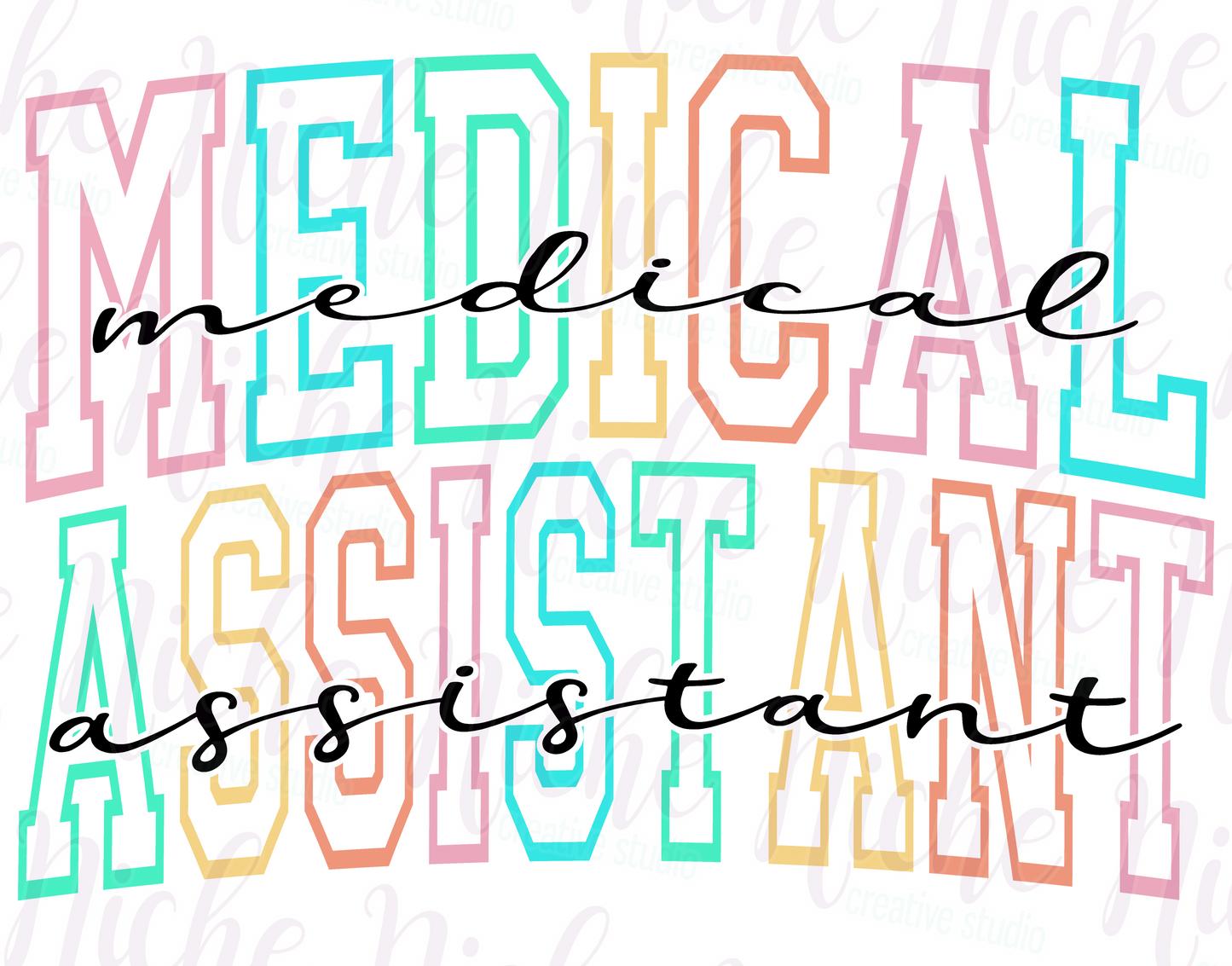 -MED8428 Medical Assistant Decal