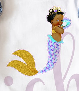 -MER1476  Mermaid Decal