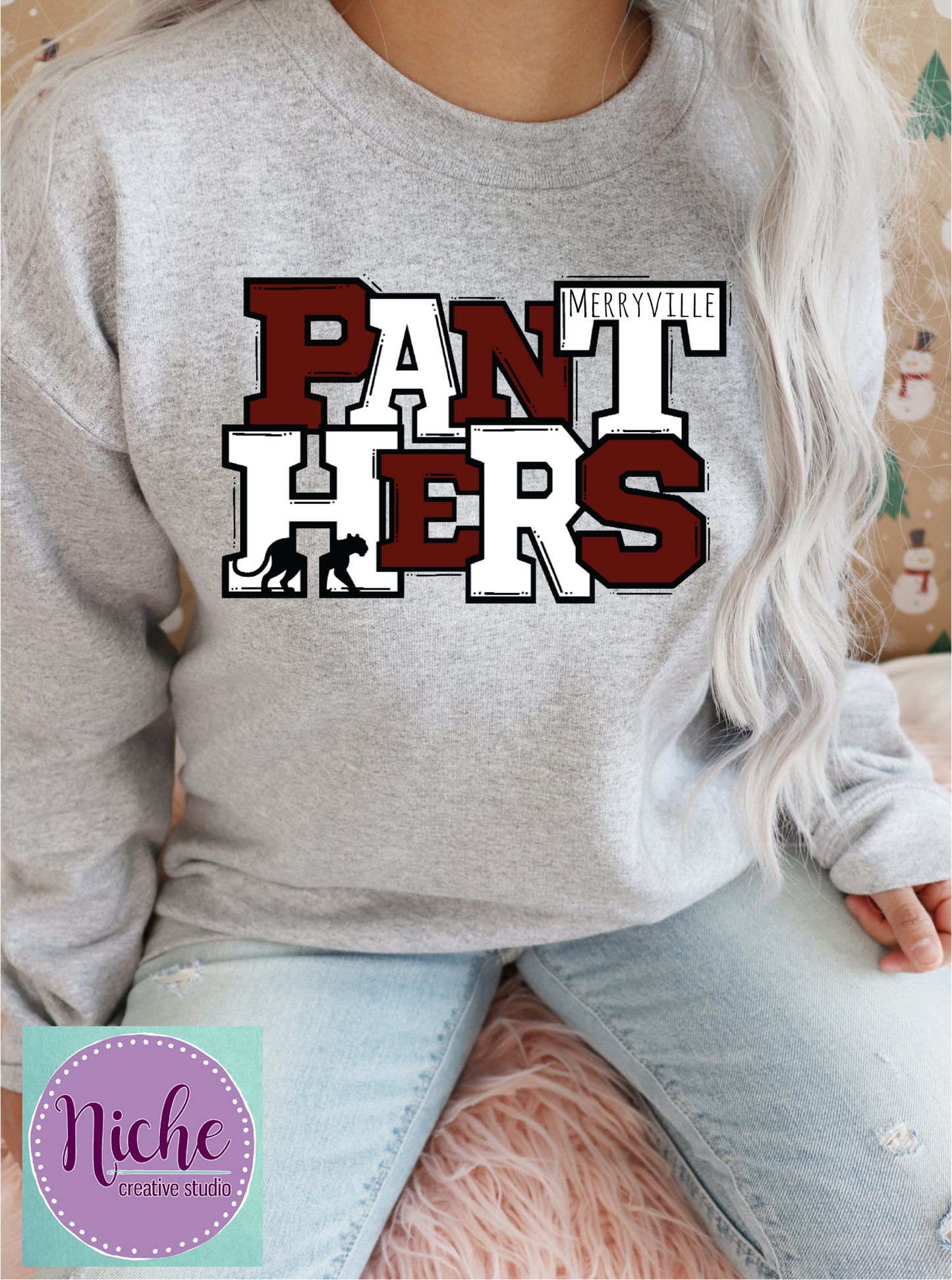 -MER3018 Panthers Varsity Decal