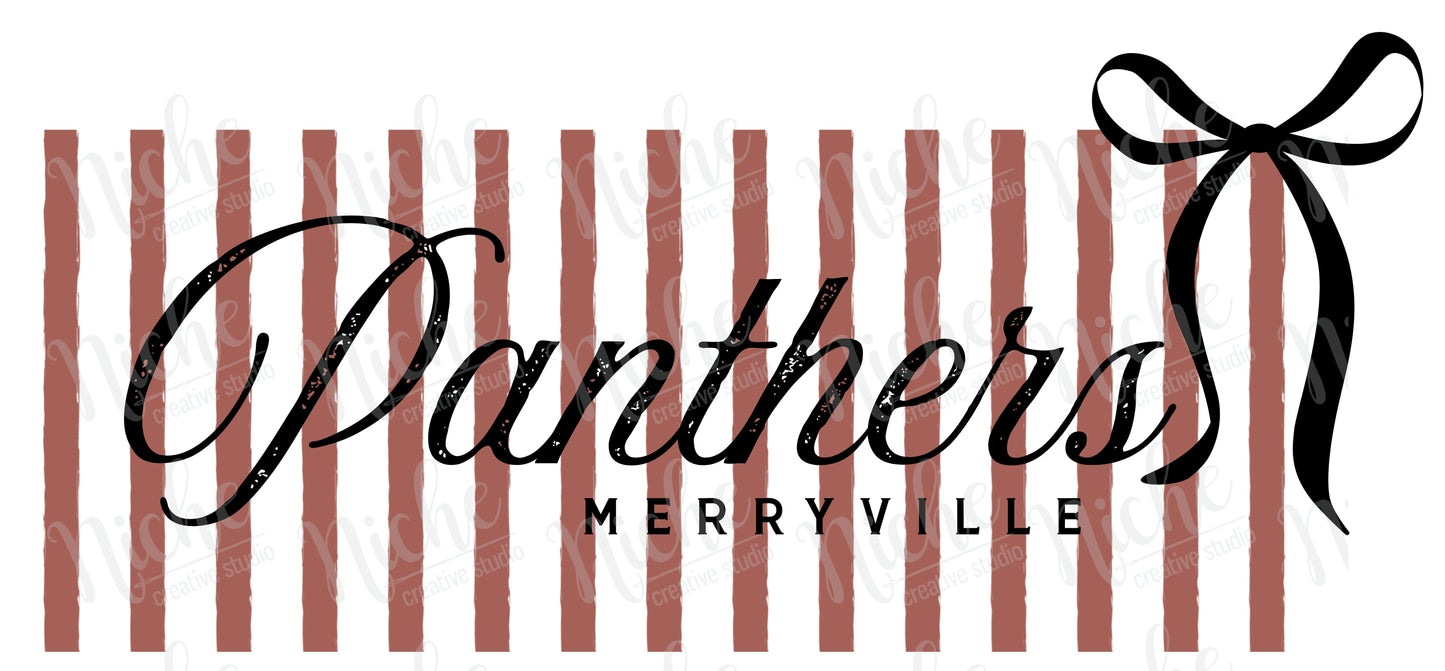 - MER5632 Panthers Stripes  Decal