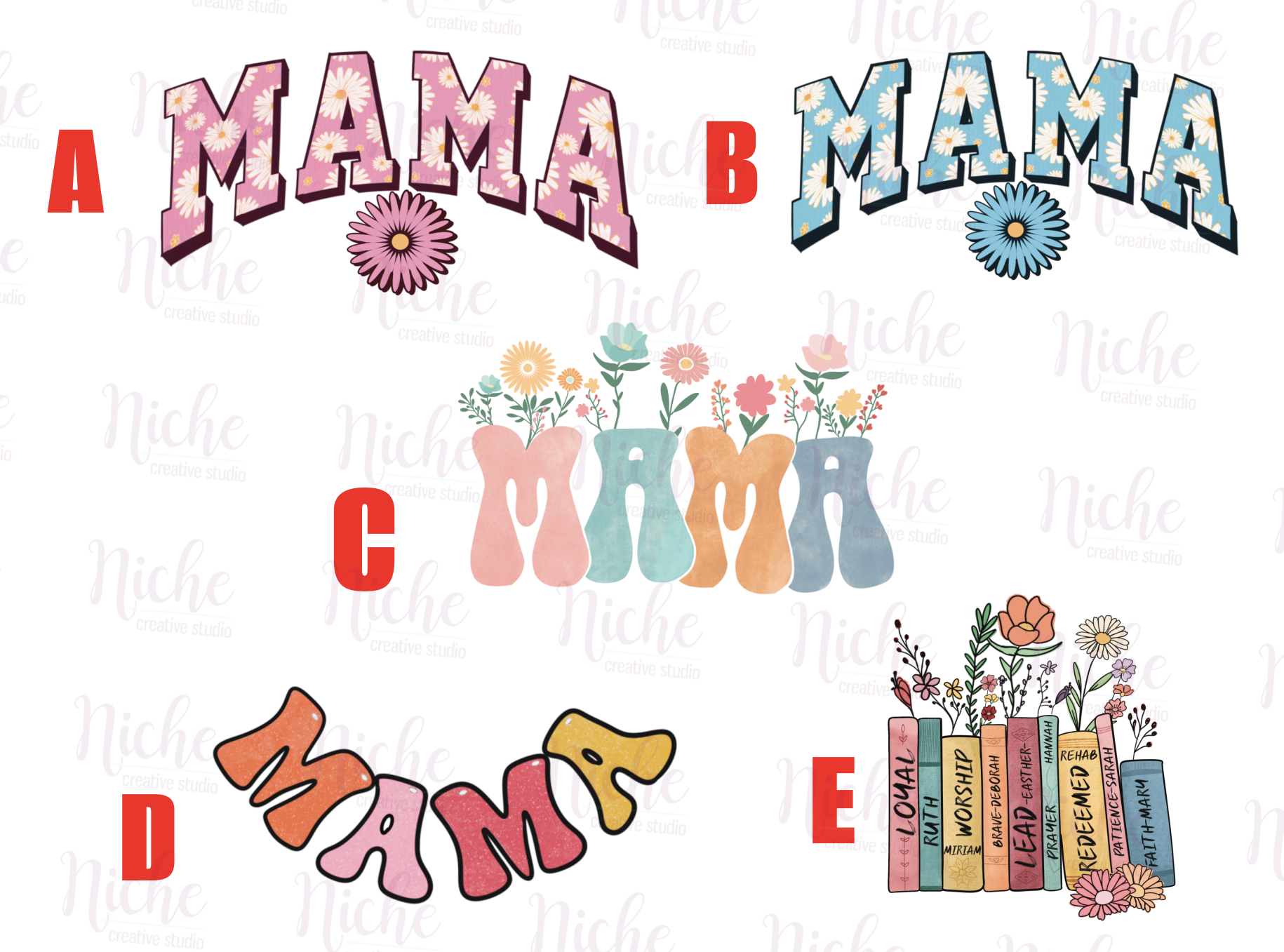 -MOM1797 Mama Decal – Niche Creative Studio