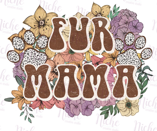 -MOM1799 Fur Mama Decal