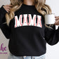 -MOM1866 Mama Baseball Laces Decal