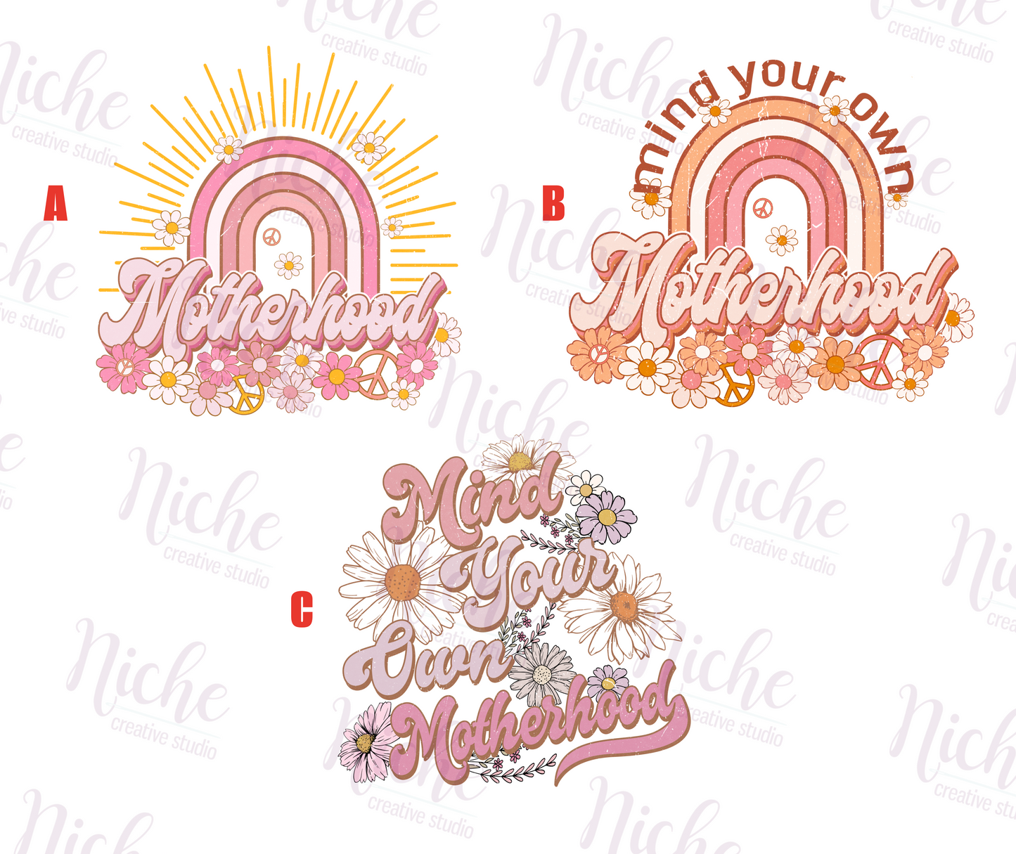 -MOM5127 Motherhood Retro Decal