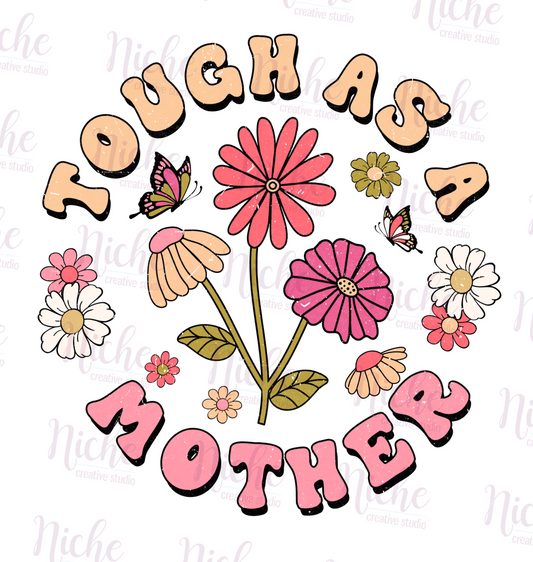 -MOM5130 Tough as a Mother Decal