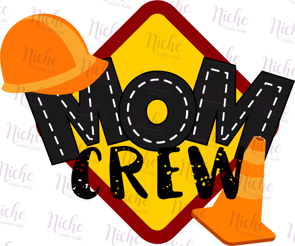 Mom Construction Sticker -MOM616 Construction Crew Decal – Niche Creative Studio