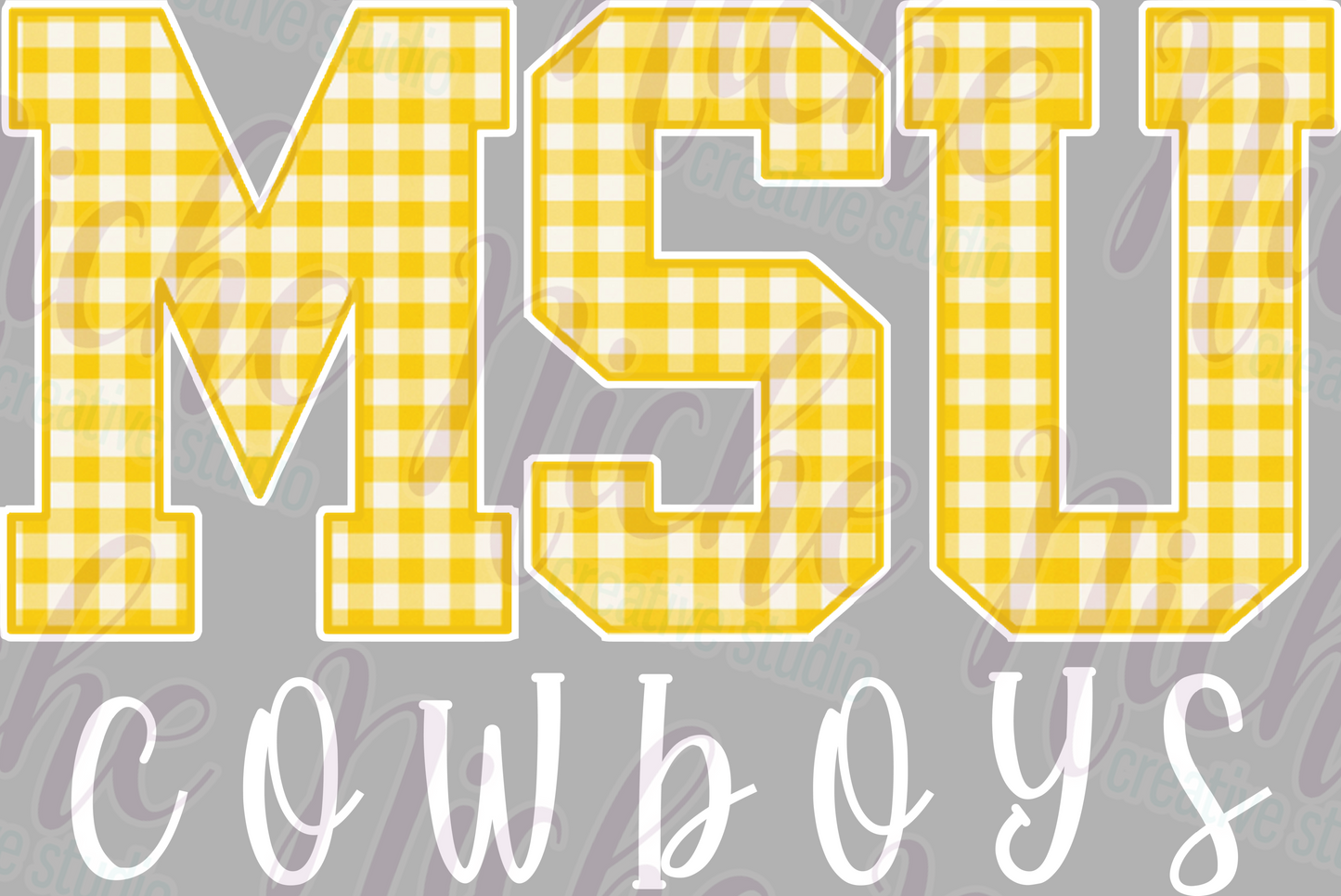 -MSN8451 MSU Cowboys Decal