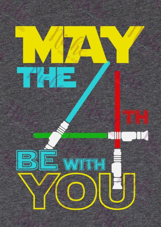 *May the 4th Be With You Light Sabers Decal