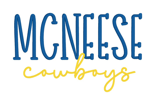 McNeese Embroidery (Full Size)