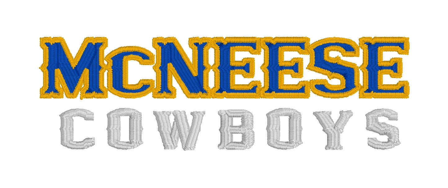 McNeese Logo Embroidered Pocket