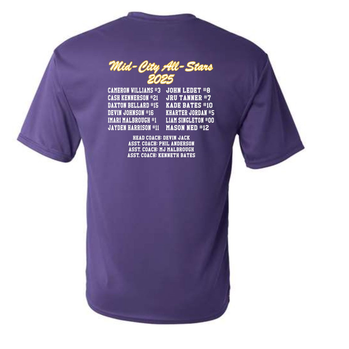 # Mid City All-Stars 2025 shirt