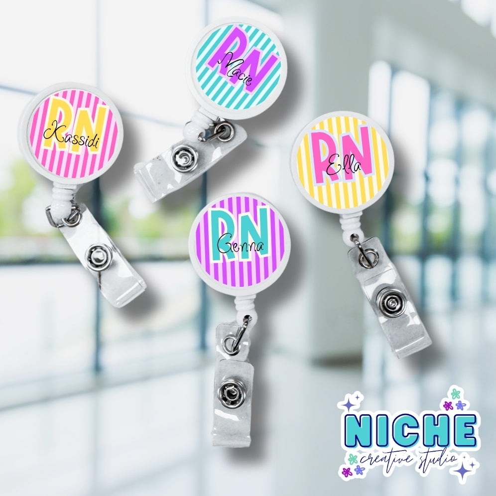 CUSTOM Nurse Badge Reels