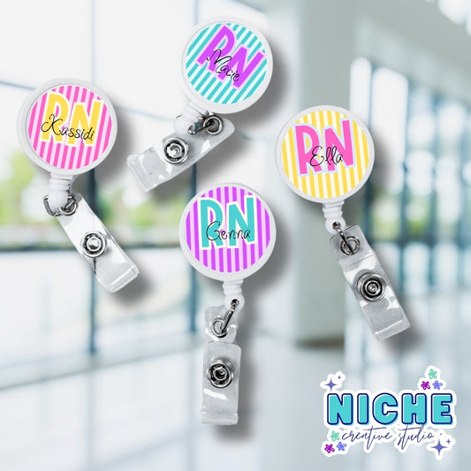 CUSTOM Nurse Badge Reels
