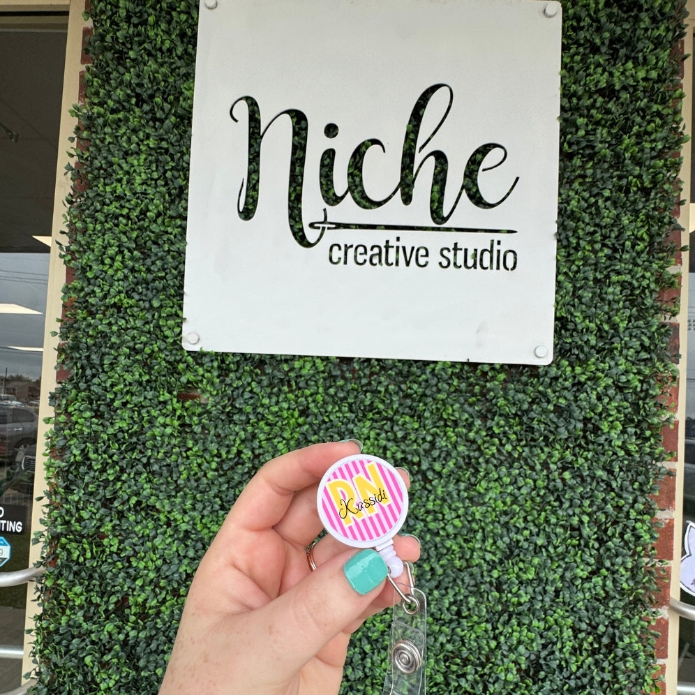 CUSTOM Nurse Badge Reels