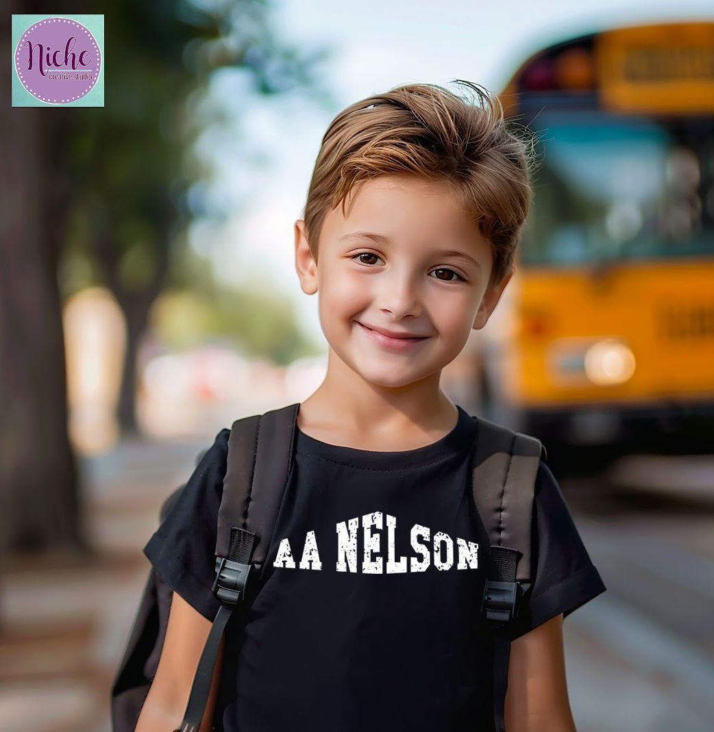 -NEL8272 AA Nelson Distressed Decal