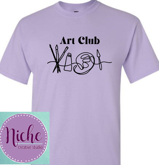 Moss Bluff Middle School Art Club Shirt