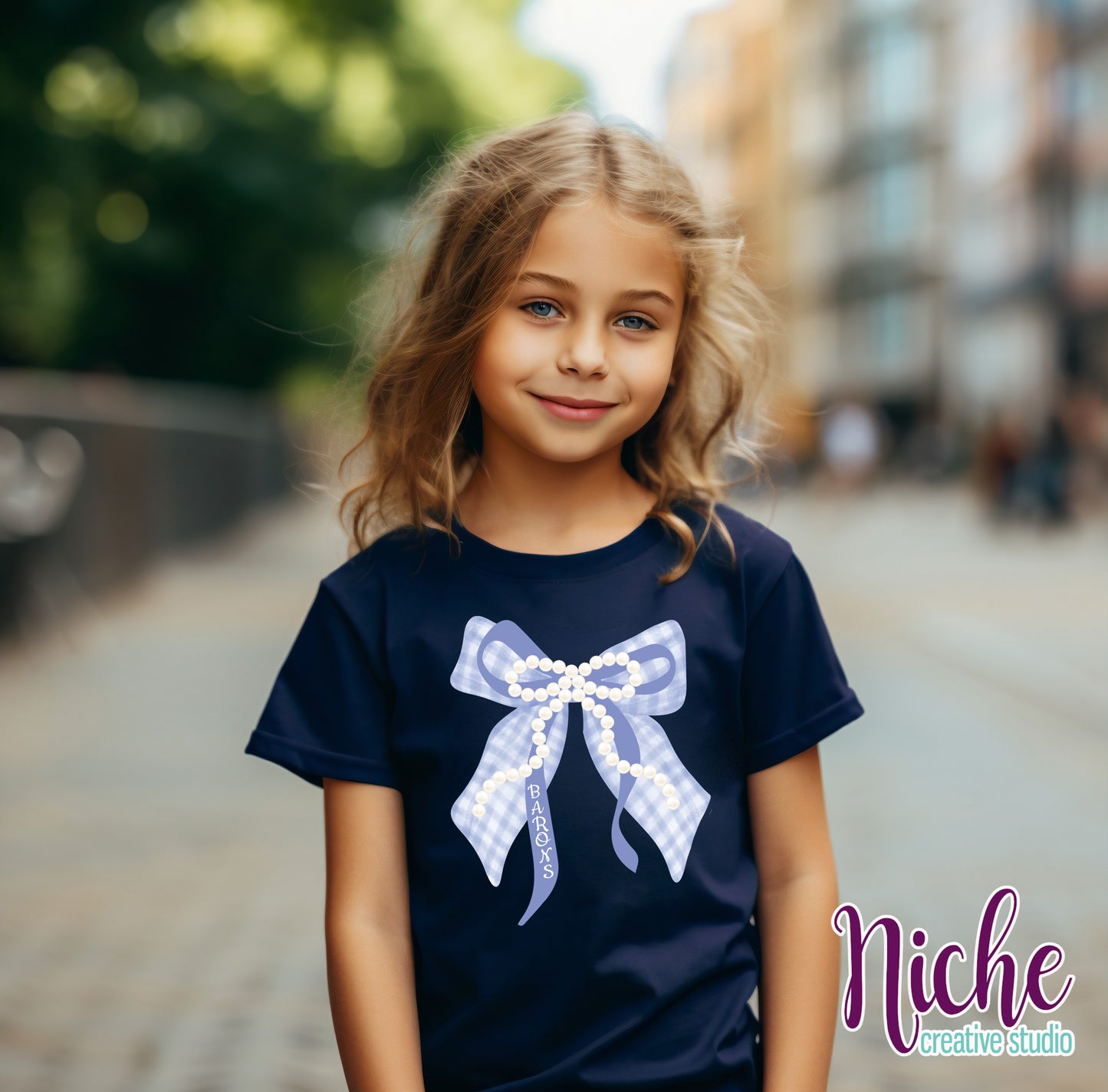 -OLQ3413 Barons Pearl Bow Decal