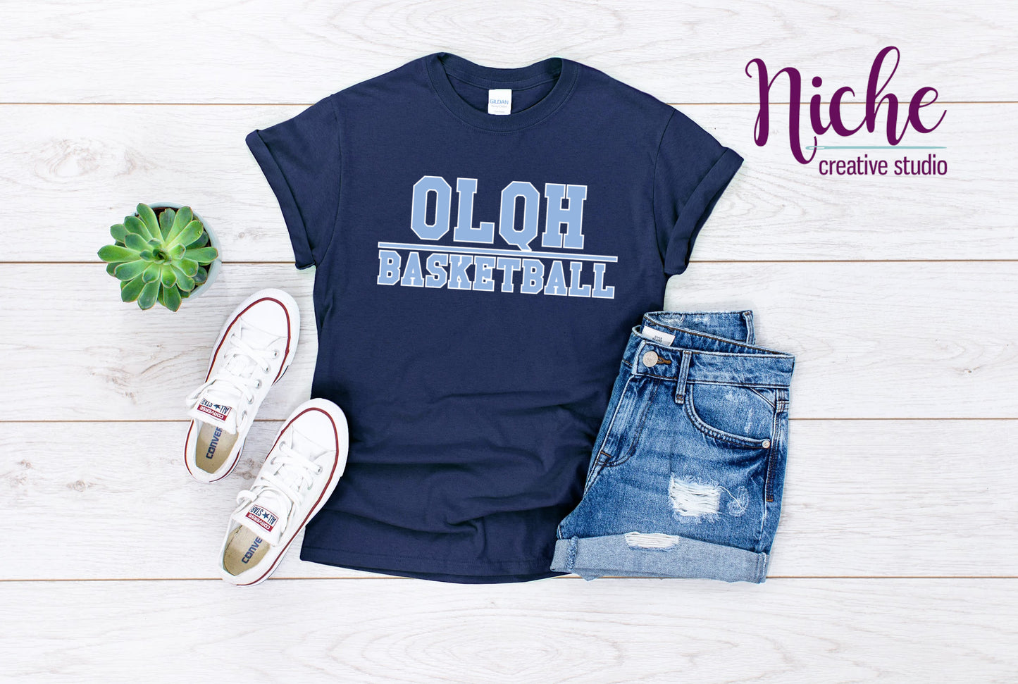 -OLQ6017 OLQH Basketball Decal